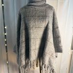 World Market Gray Cowl Neck Cape Size undefined Photo 0