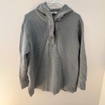Athleta Women's Small (Oversized) Coaster luxe waffle hoodie teal MSRP $119 Photo 1