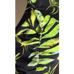 Susan Graver  Womens 2X Green Floral‎ Liquid Knit Cropped Pants Pockets Resort Photo 5