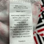 Liz Claiborne RED WHITE & Black V Neck Sweatshirt Top Size XL New With Tags Photo 6