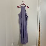 NWT S Deer Womens Sleeveless Halter Tied Jumpsuit with Pockets | Size: XXL Purple Photo 2