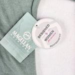 Magellan outdoors  Womens Boyfriend Fit Shirt Iceberg Green Size M Photo 2