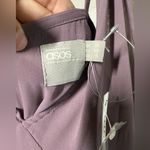 ASOS NWT Cami Pleated Satin Paneled Midi Swing Dress Size US 6 Photo 5