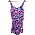 Lilly Pulitzer Tala Romper Women's XS Multicolor Pop Up Lobstah Roll Lobster Photo 1