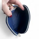 Christian Dior  Navy Blue Velvet Cosmetic Pouch Photo 4