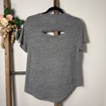 Chaser Grey Cutout Short Sleeve T Shirt Womens Size Large Gray Photo 3