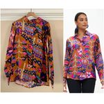 Tuckernuck  Oliphant Button Down Blouse | Bukhara Toffee | XXL / 2XL | NWT Photo 1