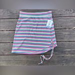 Target  Pride Women's Asymmetrical Rainbow Striped Pull On Casual Mini Skirt|Sz:M Photo 1