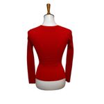 Rachel Parcell  Ribbed Sweater Red Size XS Photo 1