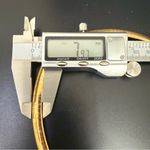 Vintage Unsigned Gold Tone 7mm Omega Chain 16” Choker Statement Necklace 25g. Photo 11