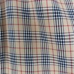 Le Suit 90s Vintage Tan Black & Red Plaid High Rise A-Line Pencil Skirt Size 14 Photo 2