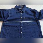 Banana Republic NWT Women’s Quinn Denim Button Down Shirt | Blue | Medium Photo 8