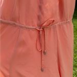Greylin Pink Ruched Tie Front Sundress Photo 4