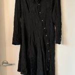 Koche Collective Black Asymmetrical Lace Dress Size L Photo 2