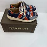Ariat  Women's Blue and Red Patterned Sneakers Photo 2