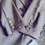 Karl Lagerfeld Karl‎ Lagerfeld Paris Studded Star Blazer Black Size 12 NWT Photo 5