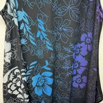 Rose Gal Women's Floral Black Tank Top Size 3X Whimsigoth Fairy Party Event Photo 4