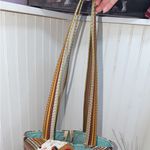 Handmade Patchwork Dog Print Purse Tote and Pouch Rare Puppy Pet Lover Shoulder Blue Photo 5