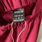 SheIn Deep Red Long Sleeve Dress Photo 6