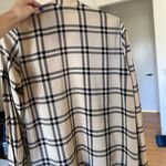Saks 5th Avenue Beige Plaid Button Up Photo 1