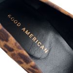 Good American EUC  Leather Heels Animal Print Size 5 Photo 6