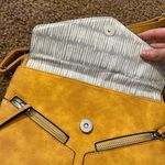 Universal Threads Universal Thread Yellow Crossbody Bag With Silver Hardware Photo 7
