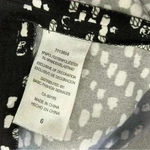 Mario Serrani  Shift Dress Sleeveless Black White Diamond Pattern Size 6 Photo 2