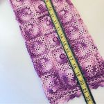 Custom Handmade Crochet Long Sleeved Top Tunic Purple Small Medium Large Photo 12