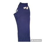 1. State Women's  Navy Elastic Waist Drawstring Linen‎ Pants A6 Photo 5