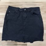 Garage  Black Cutoff Jean Mini Skirt Women’s Medium Photo 0