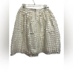 English Factory  cream textured circle skirt NWT Photo 1