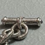 Judith Ripka 925 Sterling Silver Rolo Link Chain Bracelet Photo 4