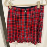 Draper James  red tartan skirt Photo 1