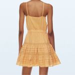 Aritzia NWT Little Moon Milos Mini Dress in Soft Apricot Peach, Size Small Photo 6