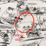 Disney  Mickey Minnie Mouse Black/White Comics Print Cropped Tee T Shirt Size M Photo 5