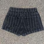 PacSun  Black Striped Mom Shorts Photo 1