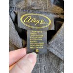 Alex Kim Gray Floral Embroidered Sequined Button Down Blazer Women's Size S Photo 4