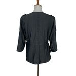 Lululemon Gray Zip Up Jacket 8 3/4 Sleeve Activewear Lightweight Photo 1