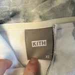 Kith  Gray Marble Women's Cropped 1/4 Zip Sweatshirt Size XS Photo 3