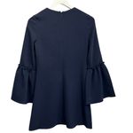 Likely  Valentina Mini Dress Blue Size 2 Long Sleeve Flare Sleeve Ruffle A-Line Photo 4