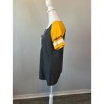 NFL  Team Apparel Pittsburgh Steelers Short Sleeve TShirt Yellow/Gray Sz L *Flaw Photo 3