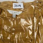 Lucky Brand Sz XS Top Babydoll Ruffle Oversized Peasant Boho V-neck Blouse Photo 11