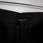 Derek Lam Wool Blend Silk Lined Black Micro Houndstooth Cropped Trouser Pants 6 Photo 1