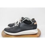 Clarks  Unstructured Leather Black Perforated Lace Up Sneakers Womens‎ Size 6.5 Photo 8