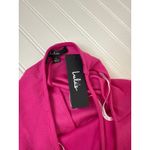 Lulus NWT  Keeper of My Heart Magenta One-Shoulder Maxi Dress Wedding Size XL Photo 3