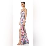 Theia Joy Column Gown‎ Size 6 NWT Sequins Floor Length Pink Photo 2