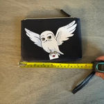 Harry Potter  Hedwig Coin Purse Black‎ Zip Pouch Wallet Accessory Photo 4