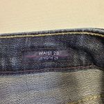 Vigoss Womens 28 W 29 L Jagger Super Skinny Distressed Blue Denim Jeans Trendy # Photo 9
