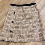 Ann Taylor Tweed Button A-line Skirt Photo 3