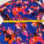 Pretty Garden Floral Maxi Dress in Blue and Red. #107 Size L Photo 10